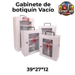 Gabinete de Botiquín Metálico Vacío 39×27×12 cm